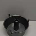 Chicago Metallic Angel Food Cake Pan with Cooling Feet, 2-Piece Nonstick Tube Pan, 9.5 Inch Carbon Steel, Perfect for Pound and Sponge Cakes