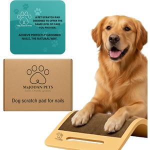 Dog Scratch Board - Dog Scratch Pad for Nails for Small, Medium and Large Dogs (15.7x9.8x2.35 inch)