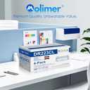 DR223 DR223CL Drum Unit Set 4 Pack Replacement for Brother DR223CL DR-223 DR-223CL Drum MFC-l3770CDW Drum for MFC-l3710CW MFC-l3750CDW HL-l3270CDW Printer (1Black, 1Cyan, 1Magenta, 1Yellow)