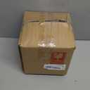 5.8 Capiz Tissue Box Cover, Square Decorative Tissue Holder with Bottom Slider, Handmade Bathroom Accessories, Elegant White Cube for Vanity, Bedroom, Office & Coastal Dcor (Natural)