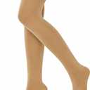 8 x leg elegant Ballet Footed Dance Tights for Toddler and Kids Girls 50D (Beige)