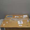 QWORK 6U Network Server Cabinet Enclosure, Wall Mount Server Cabinet Network Rack Vented Enclosure, for 19" IT Equipment, A/V, with Lockable Glass Door & Removable Side Panels, Black