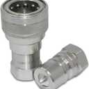 Summit Hydraulics 3/4" NPT ISO 7241-B Quick Disconnect Hydraulic Coupling/Coupler Set