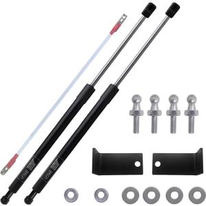 Hood Lift Supports for 2020-2024 Ford Explorer, Gas Spring Struts Replacement (Fits Base/XLT/Limited/Platinum/ST), Hydraulic Bonnet Shocks & Prop Rod Kit - Easy Installation