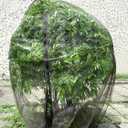 Large Fruit Tree Netting 2 Pack 8x8 Ft, Bird Netting for Garden with Zippers, Black Garden Netting Protection Plant Cover for Blueberry Cherry Peach, Preventing Deer Squirrel