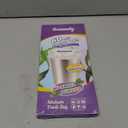 10 Gallon 60pcs Medium Clear Trash Bags Strong Clear Garbage Bags, Bathroom Trash Can Bin Liners, Plastic Bags for Office Home Kitchen, Waste Basket Liner, Fit 30 Liter, 10 Gal(10G60-Clear)