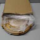 yarlung 3 Pack Gold Cake Stands, 8/10/12 Inch Metal Cupcake Display Stands Dessert Trays, Table Decoration Cookies Serving Plates for Wedding, Birthday, Party, 3 Sizes