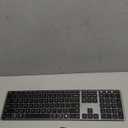 seenda Wireless Bluetooth Keyboard and Mouse Combo, SKM64-3 Rechargeable Slim Quiet Keyboard Mouse, 3 Multi-Device Connection, Compatible for Windows, Mac, MacBook, iPad, Tablet, Black Gray