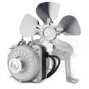 YZF10-20 Fan Motor AC 120V 10/55W 0.8A 60Hz 1550RPM, Fit for Refrigeration Equipment, Freezer, Radiator, Evaporator, Small Ventilation Equipment, Includes Base and 9in Fan Blade, Replace # APFM-101E