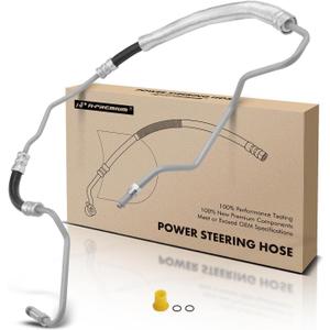 A-Premium Power Steering Pressure Hose Line Assembly Compatible with Cadillac DTS 2006-2011, DeVille 2000-2005, Seville 2000-2004, V8 4.6L, Pump To Hydraulic Brake Booster (Pump End)