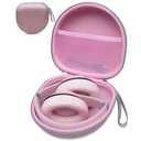 Headphone Case Compatible with Bose QuietComfort/BERIBES/TOZO/KVIDIO/Beats/Soundcore Anker Noise Cancelling Over-Ear Headphones, Pink