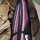 Reversible Outdoor/Indoor Plastic Rug Plastic Straw Rug Waterproof Portable Mat, Easy to Clean and Fold,Perfect for Garden, Patio, Picnic, Decking-Pink Purple,9x12Ft