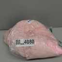 HOMBYS Fluffy Shaggy Cover for Papasan Chair Cushion, Plush Faux Fur Slipcover ONLY, (Without Cushion) Removable Soft Papasan Cushion Covers with 8 Ties, (Pink, 50"x50")