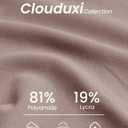 BAYDI Clouduxi Biker Shorts for Women 6" High Waisted Workout Gym Running Shorts Womens Buttery Soft Yoga Pants (Brown, S)