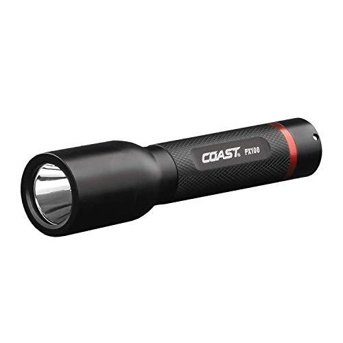 Coast 21134 PX100 400nm UV Black Light, Batteries Included, Black