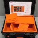 Camera Hard Cases DSLR SLR Lenses Waterproof Travel Weatherproof Protection Dividers For DJI Mavic/Air/Mini Drones for Sony FE 400-800mm f/6.3-8 G OSS For Gopro (Only Case) 16.2x12.8x7inch