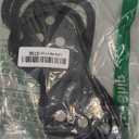 2 Pairs Non Slip Gripper Spike Ice Traction Cleats Walk Traction Cleat Ice Snow Grips for Shoes, Boot with 5 Steel Studs Crampons, Women: 6-12, Men: 5-10