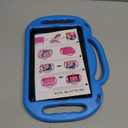 SUPLIK Kids Case for iPad 5th/6th Generation (9.7 inch, 2017/2018), iPad Air 1 & Air 2 & Pro 9.7 Kids Case with Shoulder Strap Handle Stand for iPad 5/6 & iPad Air 1st/2nd Gen, Blue