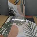LiTiu Abstract Boho Tropical Monstera Palm Leaves Mid Century Modern Framed Wall Art Canvas Prints Decor,11x 14Set of 3,Minimalist Geometric Boho Decorations For Home Girls Bedroom Bathroom Office