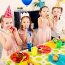 2 x 24 Pcs Party Blowers for Kids and Adults, Glitter Party Noise Makers and Tassels Blowout Set, Noise Makers Party Favors, Birthday Party Horns, Party Blowers Noisemakers