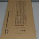 Wireless Keyboard and Mouse Combo, Full-Sized 2.4GHz Wireless Keyboard with Comfortable Palm Rest and Optical Wireless Mouse for Windows, Mac OS PC/Desktops/Computer/Laptops (Black)