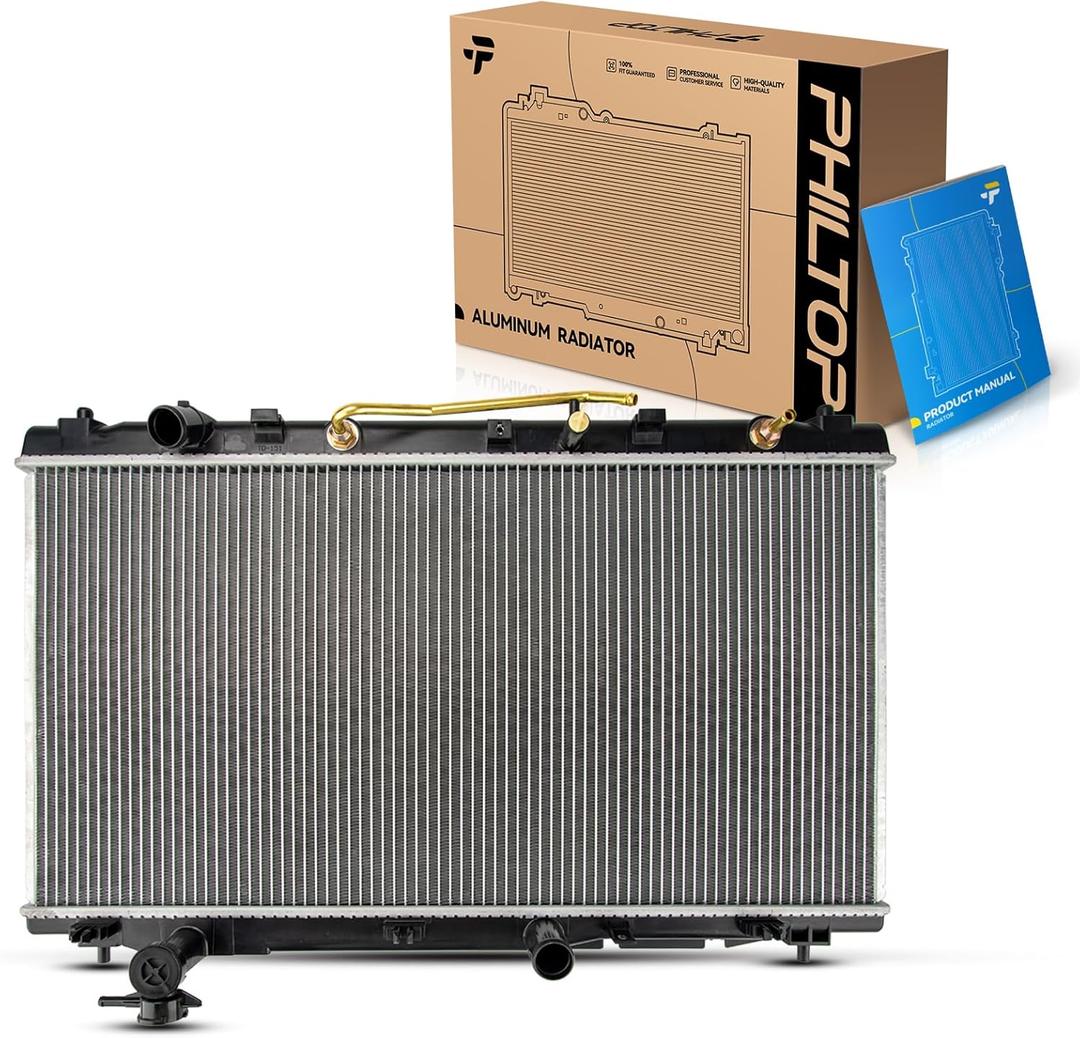 PHILTOP 2817 OE Aluminum Core Radiator For 2007 Camry GAS(Japan Built) 2008-2011 Camry 3.5L(USA or Japan Built; w/o Towing Package) 2005-2012 Avalon 2009-2016 Venza 3.5L Lexus 2007-2012 ES350