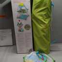 Bright Starts Pop 'N Jump Portable Baby Jumper, Foldable Indoor/Outdoor Baby Jumper with Owl Forest Sensory Activities, Ages 612 Months