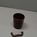 12 oz Handmade Wooden Coffee Mug Wood Outdoor Cool Man Cups Unique Camping Guys Tankard Vintage Beer Mugs Stein for Men Gift Unusual Rustic Coffee Tea Cup Fancy Manly Viking Mug