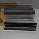 Geelin 10 Pcs Clear Shelf Divider with Magnetic 8" L x 2" W x 3" H Plastic Shelf Separator Closet Divider, Clapboard Baffle for Storage Bedroom Bathroom Kitchen Office Supermarket Organization