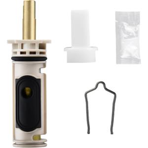 Cartridge Kit Compatible with Moen 1222 Replacement Cartridge for One-Handle PosiTemp Shower and Tub, Brass Core, Fix Common Issues, 1 Pack