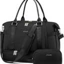 Gym Bag for Women LOVEVOOK Travel Duffel Bag with USB Charging Port,Weekender Bags for Women with Shoe Compartment,Carry on Overnight Bag with Toiletry Bag,Hospital Bags for Labor and Deliver (Medium, Black-UP)