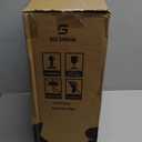 SEE SRPING XX-Large Shoe Storage Box Fit Size 14, Clear Plastic Stackable Shoe Organizer for Closet, Shoe Rack Sneaker Containers Bins Holders, Drawer Organize Unit, 12 Pack Black