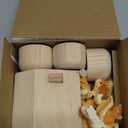 Sorting Stacking Wooden Toys for Toddlers, Squirrel Montessori Toys Toddler Sensory Bin Tool Toy, Wood Squirrel Toy House Fine Motor Skill Early Learning Educational Gift for Kids