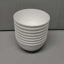 26 OZ Wheat Straw Reusable Cereal Bowls Set of 8, Microwavable Dishwasher Safe BPA Free Unbreakable Kitchen Bowls for Soup Snack Rice Salad - White