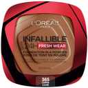 L'Oreal Paris Makeup Infallible Fresh Wear Foundation in a Powder, Up to 24H Wear, Waterproof, Copper, 0.31 oz.