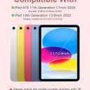 Hamile for iPad 11th 10th Generation Case with Keyboard - 7 Colors Backlit Wireless Detachable Folio Keyboard Cover with Pencil Holder for iPad 11-inch A16 2025 10th Gen 10.9 Inch 2022 (Light Pink)