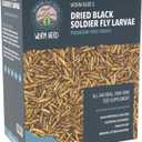 Worm Nerd WN64 11LB Dried Black Soldier Fly Larvae Non-GMO High Protein and Calcium Treat for Chickens, Birds, Reptiles, Amphibians, Fish