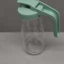 Momcozy Glass Breast Milk Pitcher, Formula Breastmilk Storage Container, Heat & Cold Resistant, No Leak Pitcher for Breastmilk with Wide Mouth, Fast Baby Formula Maker, 48OZ, 1 Count (Green)