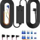 Veement 11.5ft Type-C Dash Cam Hardwire Kit (V5F), 12V-24V to5V 3A Car Dashboard Cam Charger Power Cable with 4 Fuse Taps, Low Voltage Protection for V200V200ProV300S80VT10