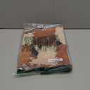 Cowhide Placemats Set of 4 Patchwork Cow Fur Print Linen Washable Placemat Kitchen Dining Heat-Resistant Farm Animal Place Mats Desktop Decor Western Cowboy Table Mats 12x18 Inch (Brown)