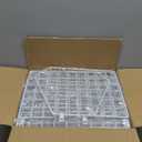 X-cosrack 6 Tier Closet Hanging Organizer, Clothes Hanging Shelves with 4 Hanging Hooks 5 S Hooks, Wire Storage Basket Bins, for Clothing Sweaters Shoes Handbags Clutches Accessories Patent