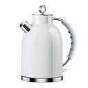 ASCOT Electric Kettle, Stainless Steel Electric Tea Kettle Gifts for Men/Women/Family 1.5L 1500W Retro Tea Heater & Hot Water Boiler, Auto Shut-Off and Boil-Dry Protection (White)