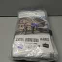 TICONN 6 Pack Extra Large Moving Bags with Zippers & Carrying Handles, Heavy-Duty Storage Tote Moving Boxes for Space Saving (Blue)