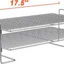 Stanbroil 17 Inch Universal Stainless Steel Smoke Shelf/Warming Cooking Rack Replacement for Traeger and other Wood Pellet Grills/Gas Grills