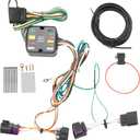 Dasbecan 4-Pin Trailer Wiring Harness kit Compatible with Ram ProMaster 1500 2500 3500 2014-2023 4-Way Flat Trailer Connector Plug Replace# 56478