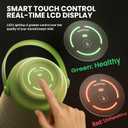 LUCKBEE Portable Breastmilk Cooler - 16oz Breast Milk Cooler Bottle with LCD Temp Display Cooling up to 24 Hours, Breastmilk Chiller with 2pcs Milk Storage Bottles, Breastfeeding Essentials for Baby (Green)