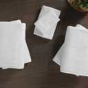 Nine West 6 Piece Hotel Collection Towel Set, 100% Turkish Cotton, Highly Absorbent & Comfy, Includes 4 Bath Towels, 1 Hand Towel & 1 Facecloth Luxury Plush Bathroom Towels | (White)