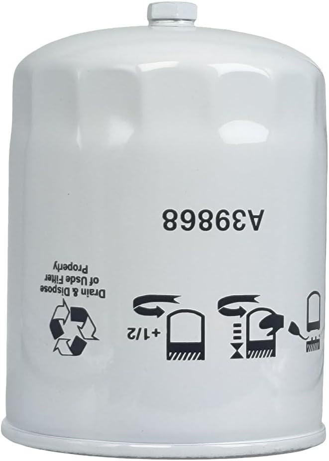Fuel Filter Water Separator A39868 Compatible with Case IH 455B 470 480B 480C 480D 540 580C 580D 580B 580CK 584C 584D 585C 585D 586C 586D 1740 1835 1835B 1845 1845B Spin-On FF224 P550868 33381