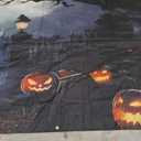 Preboun Halloween Garage Door Banner Large Hanging Backdrop Door Cover Halloween Garage Wall Decorations for Outdoor Holiday(6 x 13 ft)