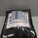 ULTICOR Velvet 8-Pieces Recliner Sofa Covers Stretch Reclining Couch Covers for 3 Cushion Reclining Sofa Slipcovers Furniture Covers Thick Soft Washable (3 Seater Recliner Cover, Black)